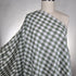 100% Linen 'Checkmate' - Hunter *Remnant 3.4m Was $115 Now $80